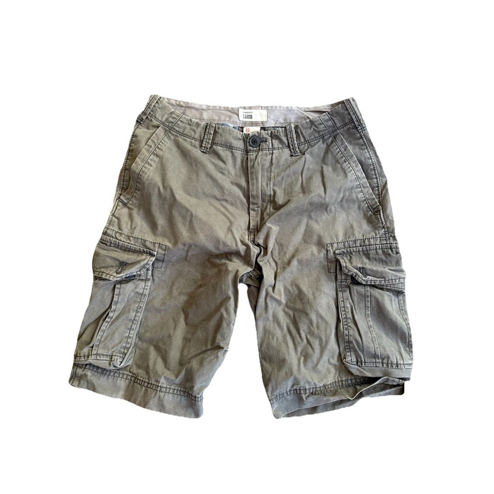 Gap Cargo Shorts Men's Size 30 Gray Cotton Utility Pocket Casual Outdoor